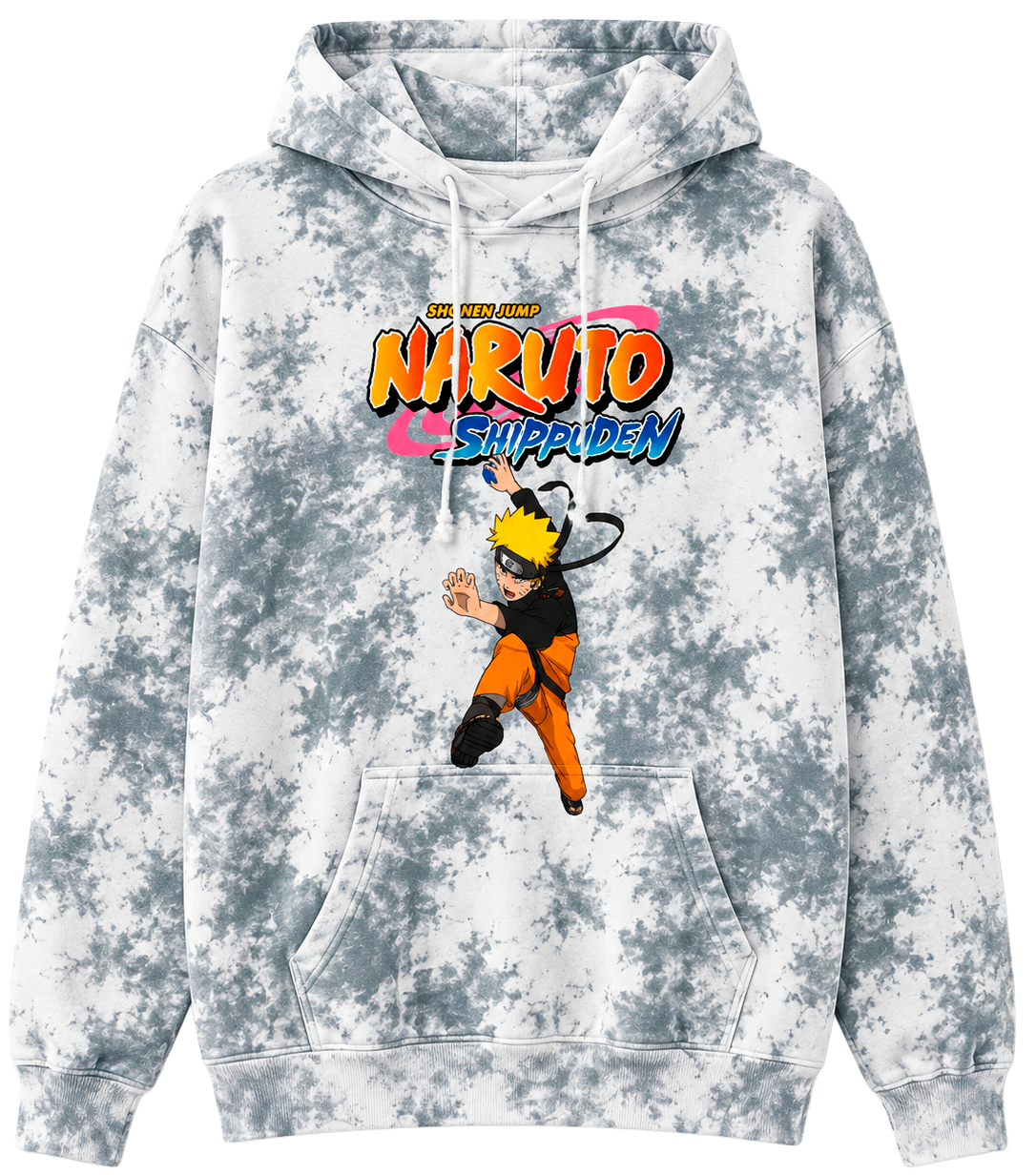 LICENSED NARUTO SHIPPUDEN HOODIE LT BLUE - NSAH3389