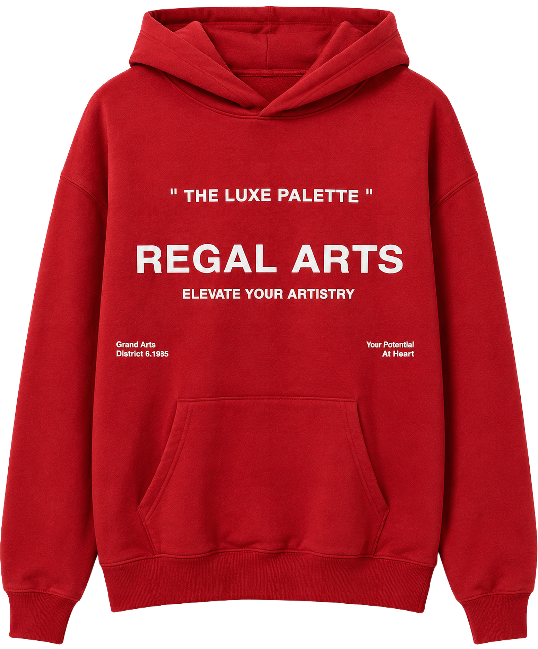 FASHION NOVA MENS GRAPHIC HOODIE RED - 23000696
