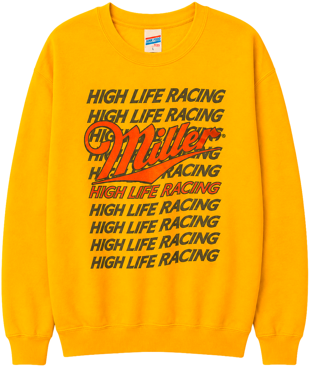LICENSED MILLER HIGH LIFE CREWNECK GOLD - 12UXMIL0070
