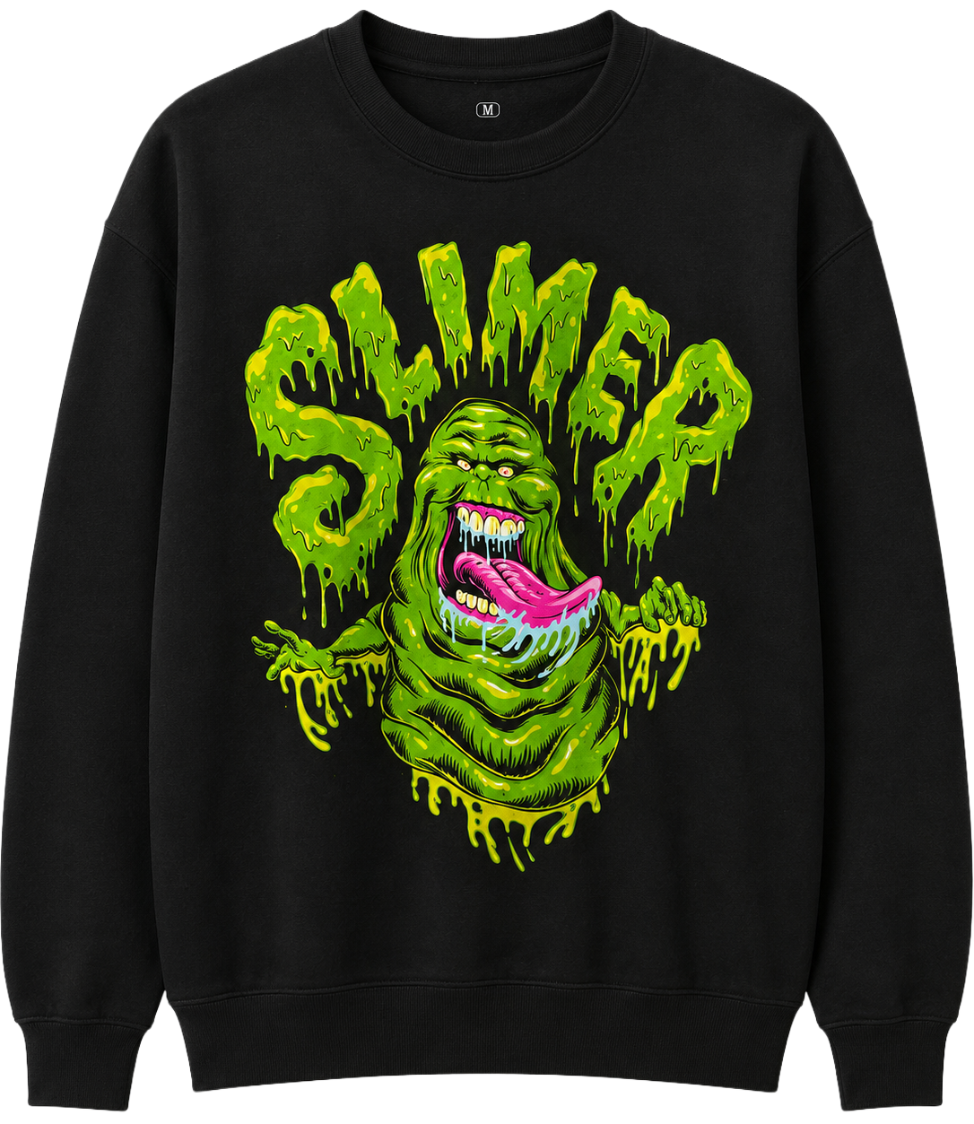 LICENSED GHOSTBUSTERS CREWNECK BLACK - 6JBW2004RC