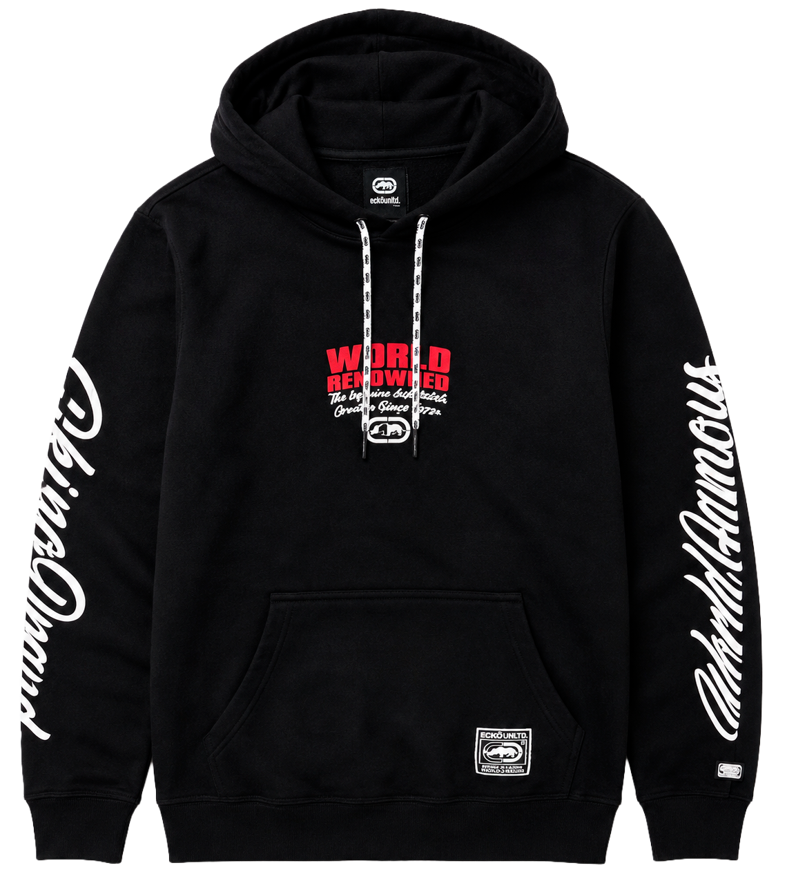 ECKO UNLTD FLEECE HOODIE BLACK - EO34H1274