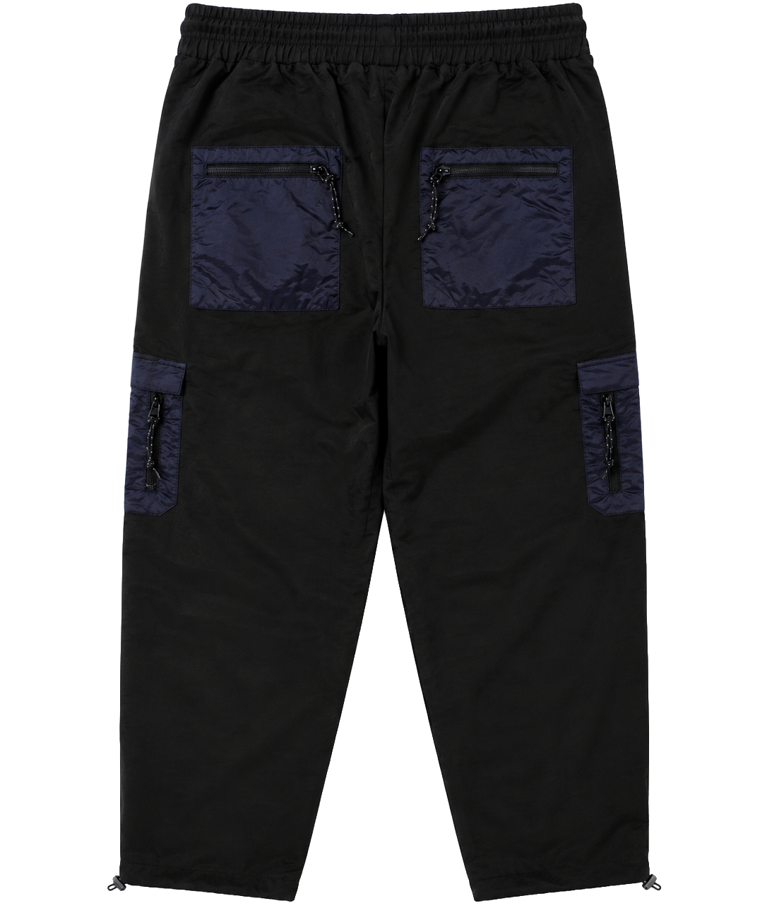CRYSP NYLON CARGO PANTS BLACK - CRYSPHOL24-016