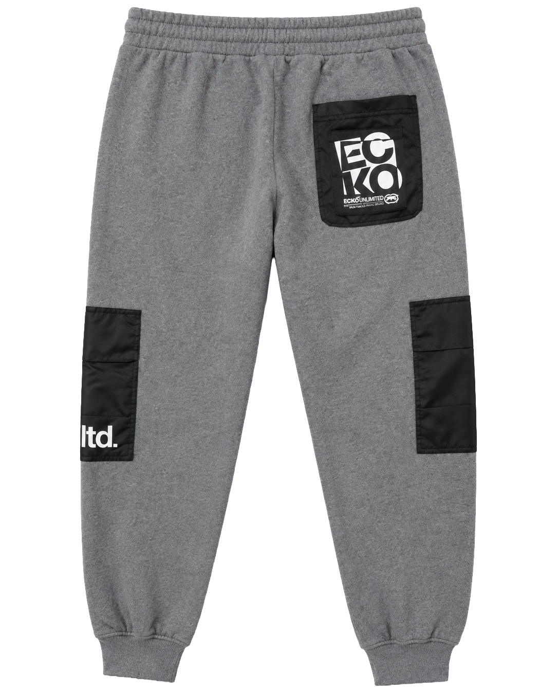 ECKO UNLTD CARGO JOGGER PANT GREY MARLED - EO34G1286