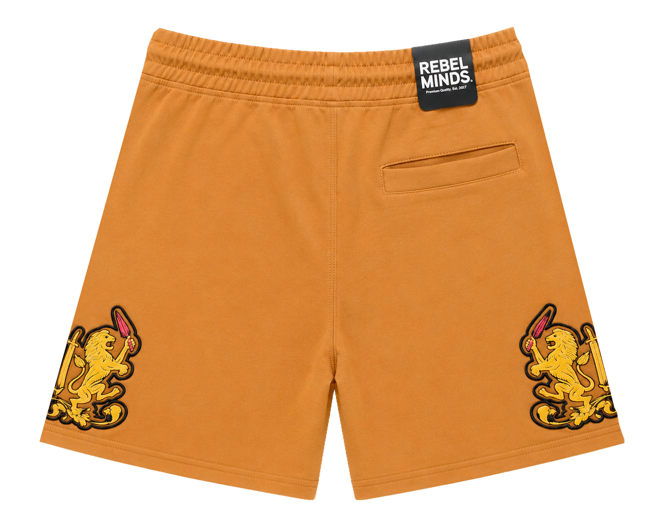 REBEL MINDS NYLON TRACK SHORTS TIMBER - 151-951