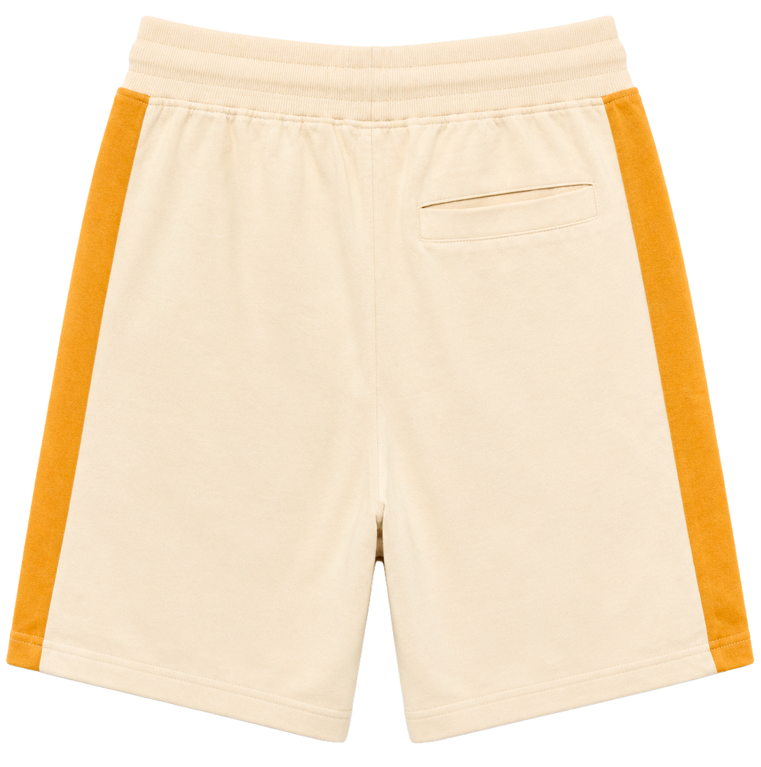 RINGSPUN BASIC SWEAT SHORTS CREAM - 341-911