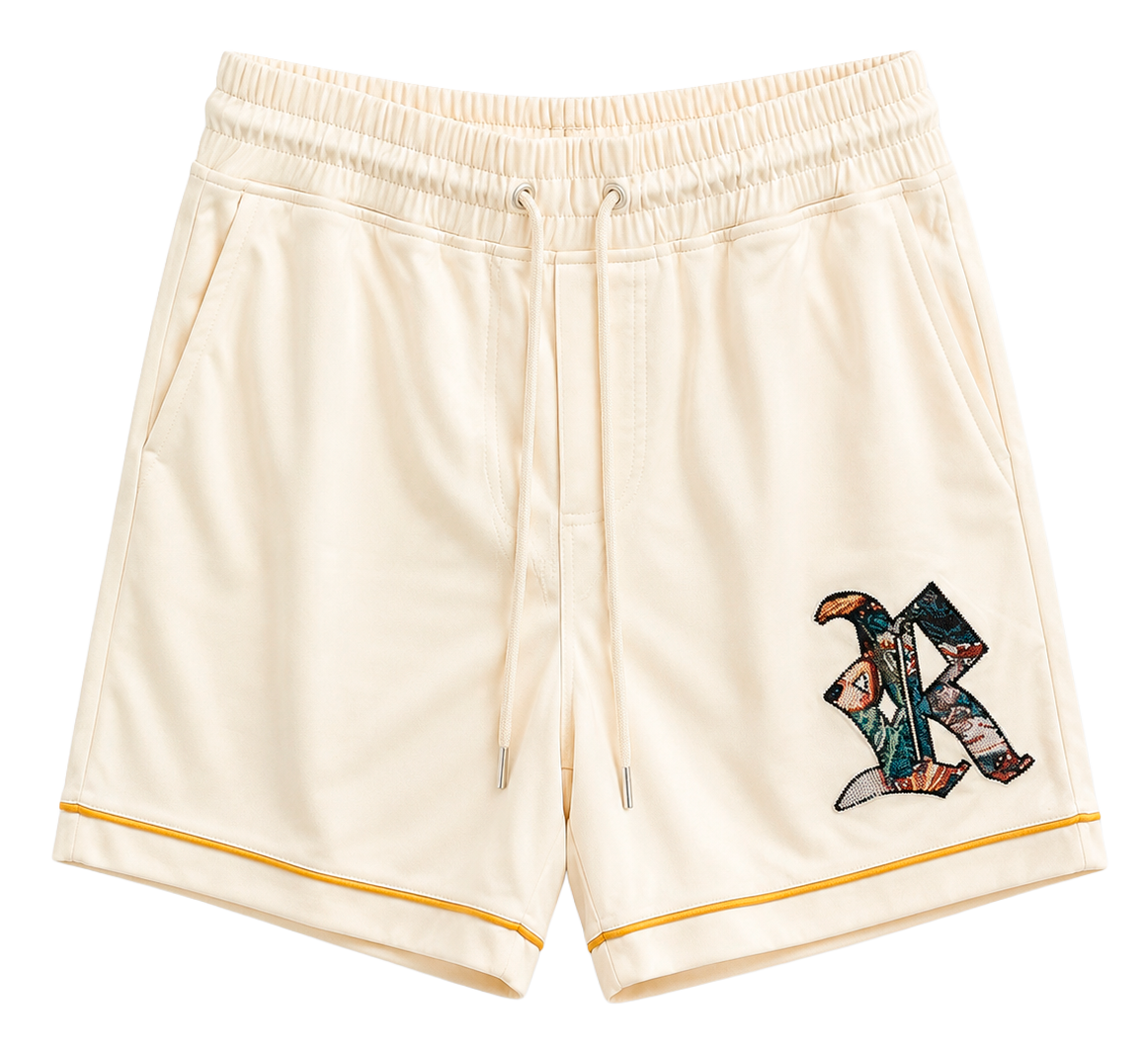 REBEL MINDS JERSEY SHORTS CREAM - 151-975