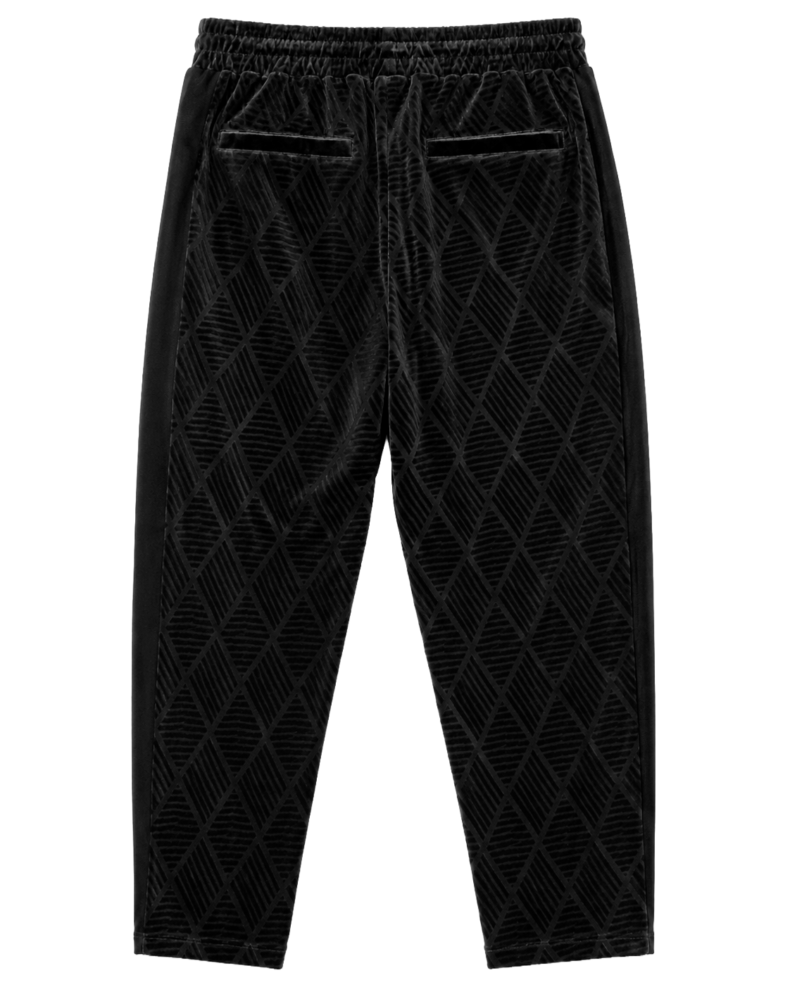 RINGSPUN VELOUR LOUNGE PANTS BLACK - 342-482