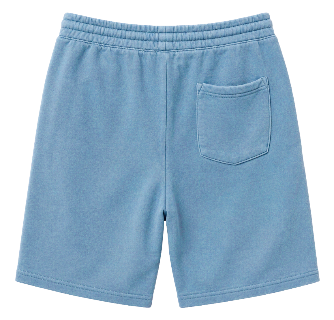 WELL ESTABLISHED GRAPHIC SWEAT SHORTS BLUE - FIRE
