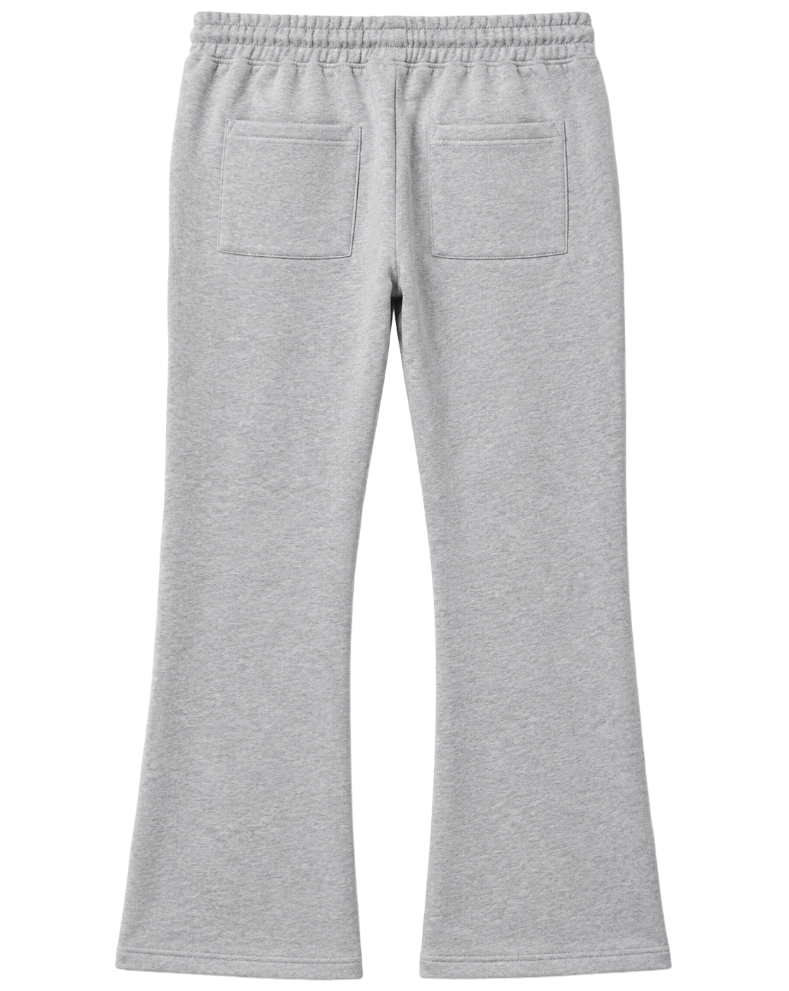 BEZALEL STACKED FLAIR SWEATPANTS LT GREY - FLAMES