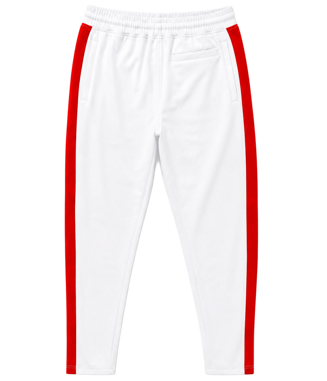 REBEL MINDS IR TRACK PANTS WHITE/RED - 100-403