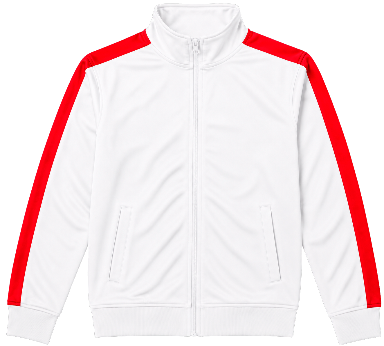 REBEL MINDS IR TRACK JACKET WHITE/RED - 100-503