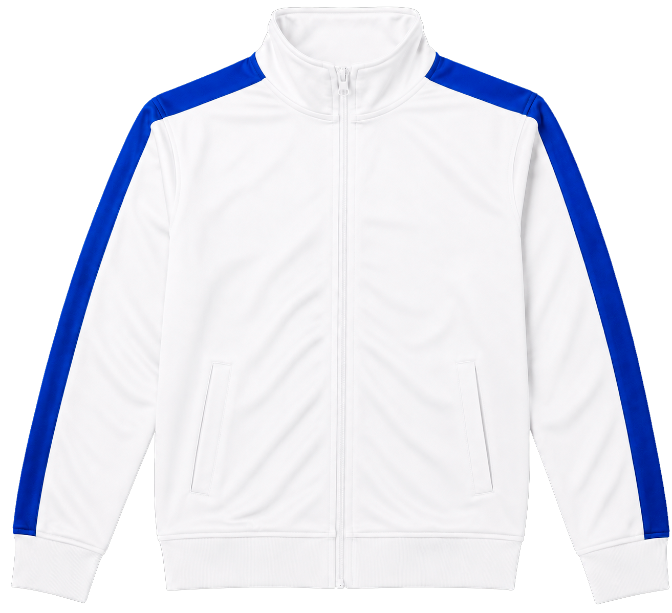 REBEL MINDS TRACK JACKET WHITE/ROYAL - 100-503
