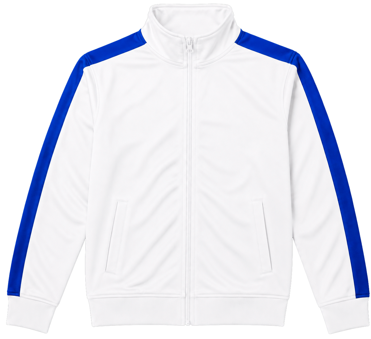 REBEL MINDS TRACK JACKET WHITE/ROYAL - 100-503