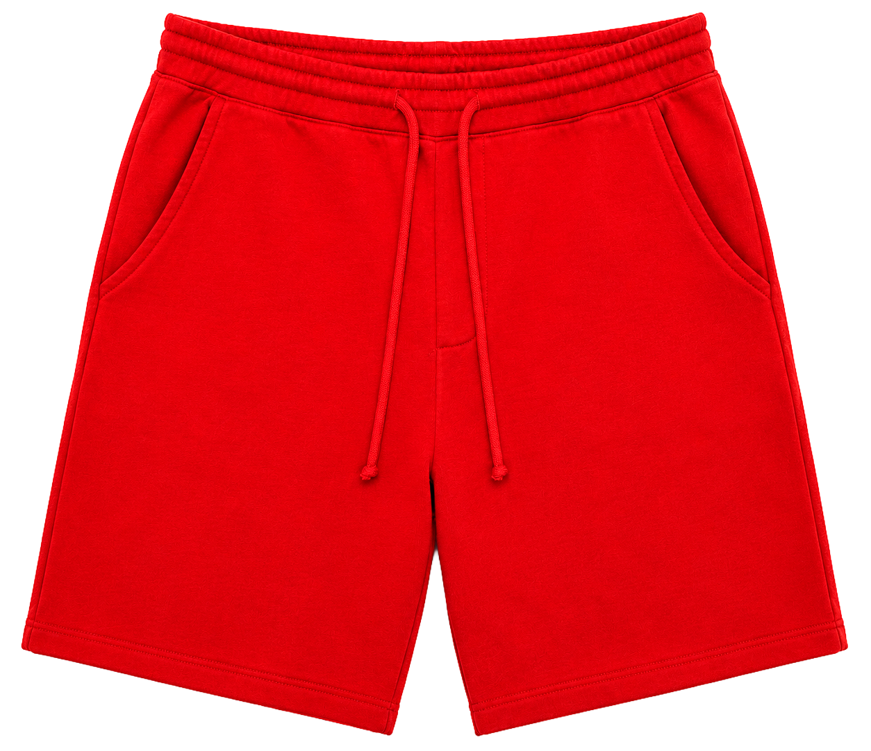 INDEPENDENT TRADING CO SWEAT SHORTS RED - BLANKS