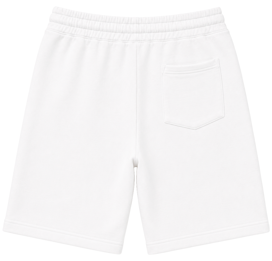 INDEPENDENT TRADING CO SWEAT SHORTS WHITE - BLANKS