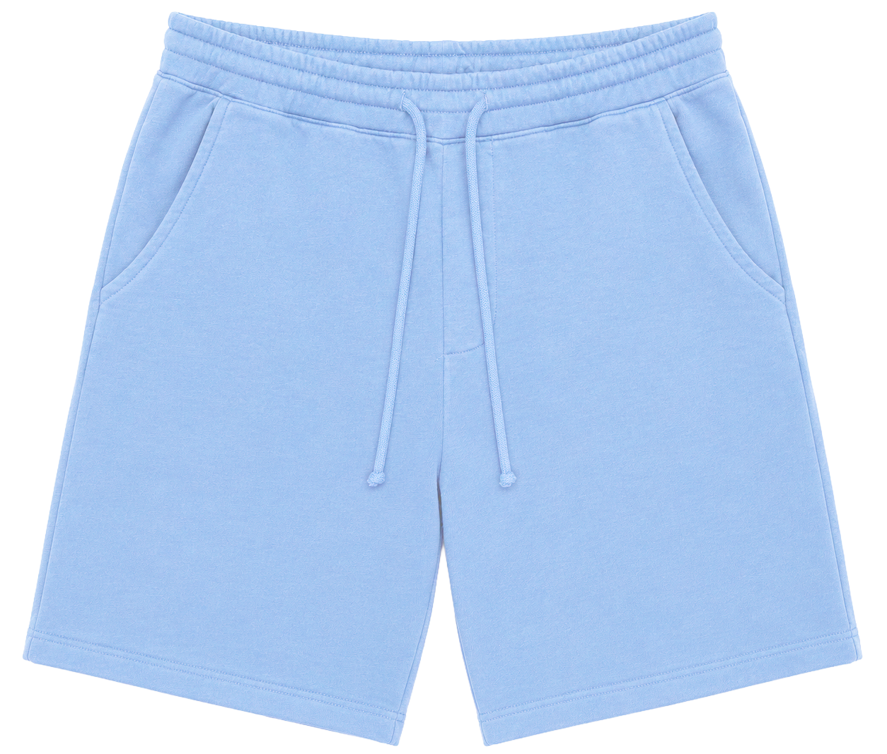 INDEPENDENT TRADING CO SWEAT SHORTS LT BLUE - BLANKS