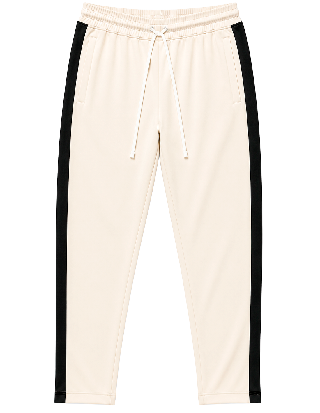 REBEL MINDS IR TRACK PANTS CREAM/BLACK - 100-402