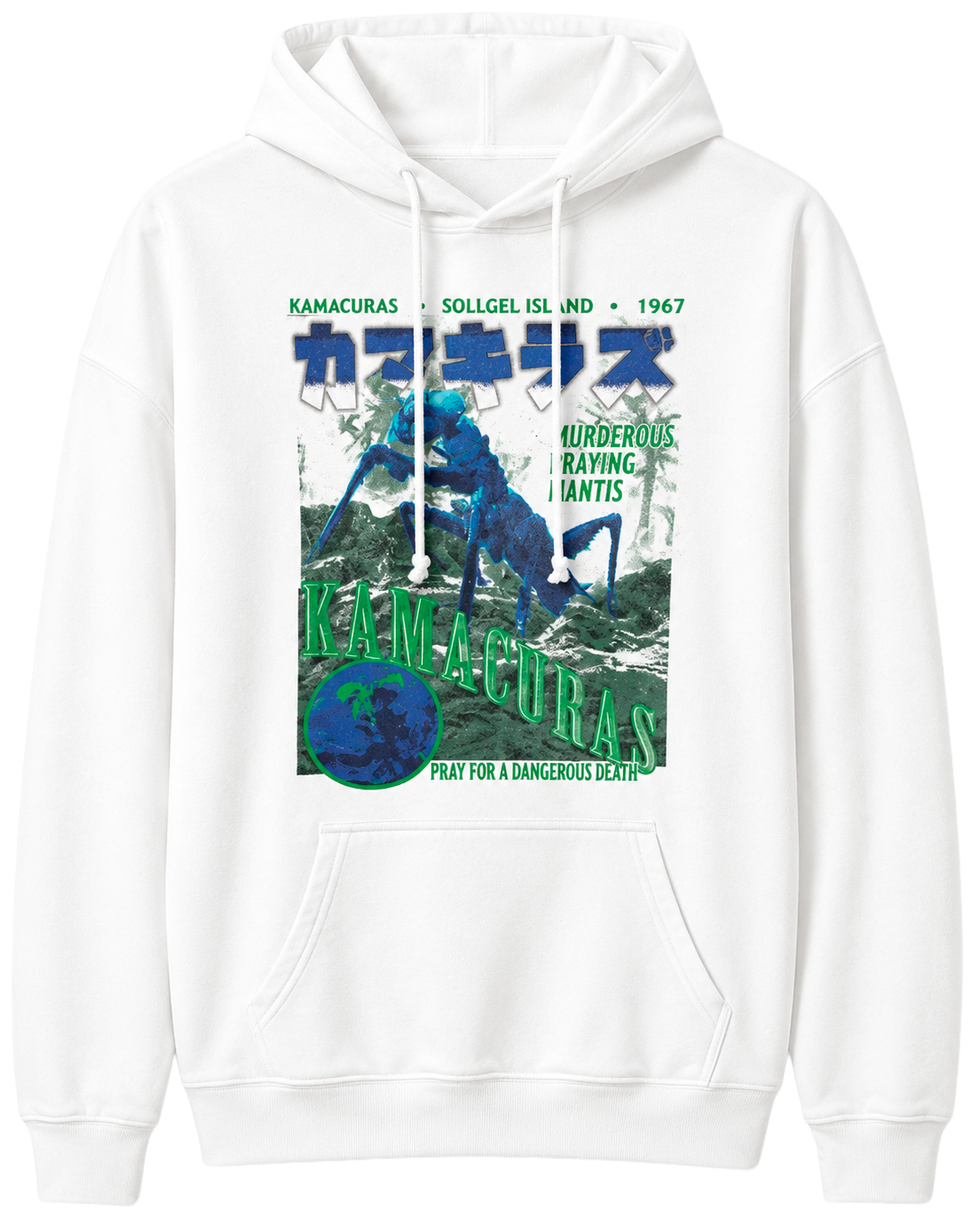 LICENSED GODZILLA MOVIE HOODIE WHITE - ZQAH2483RC
