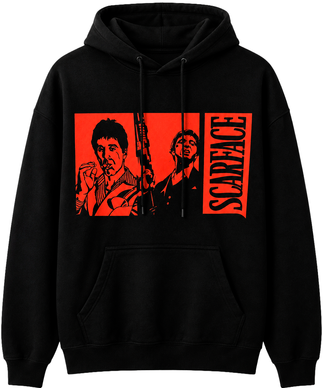 LICENSED SCARFACE MOVIE HOODIE BLACK - SBAH2454RC