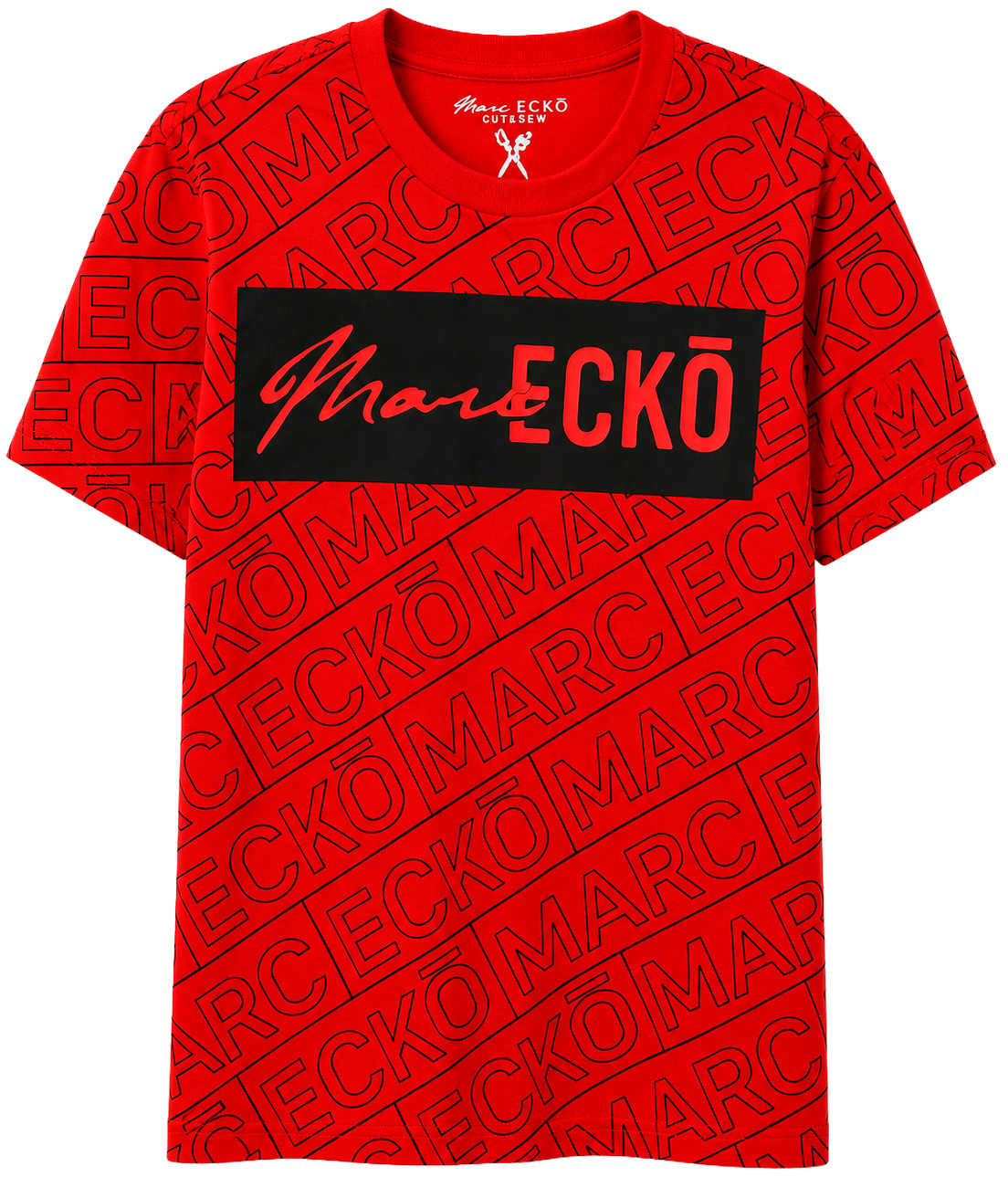 MARC ECKO SIGNATURE S/S T-SHIRT GOJI BERRY - MK8EO552