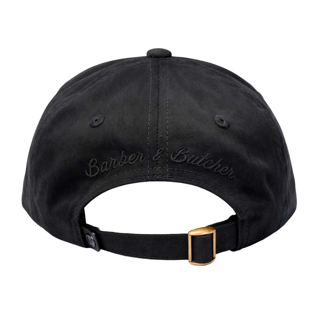 DISTORTED PEOPLE BLADES SUEDE DAD HAT BLACK - 2527