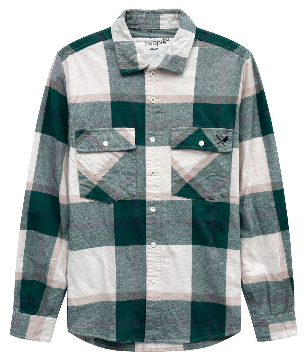 DISTORTED PEOPLE ASSORTED L/S FLANNEL SHIRT ASST - DPFLNL
