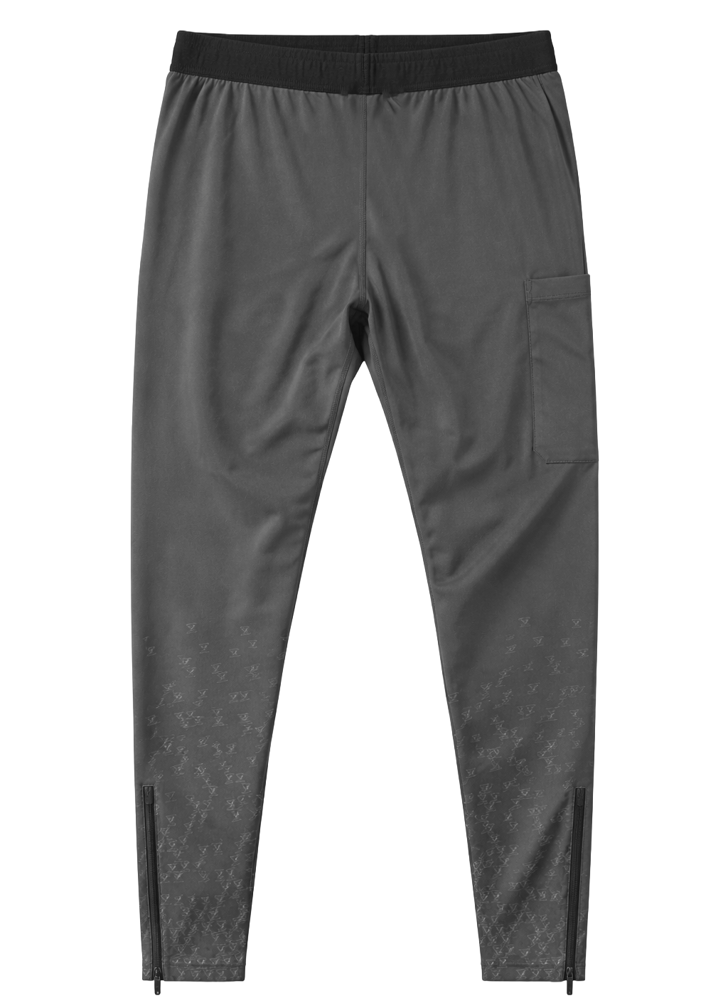 DISTORTED PEOPLE MENS WORKOUT TIGHTS SLATE - 3963