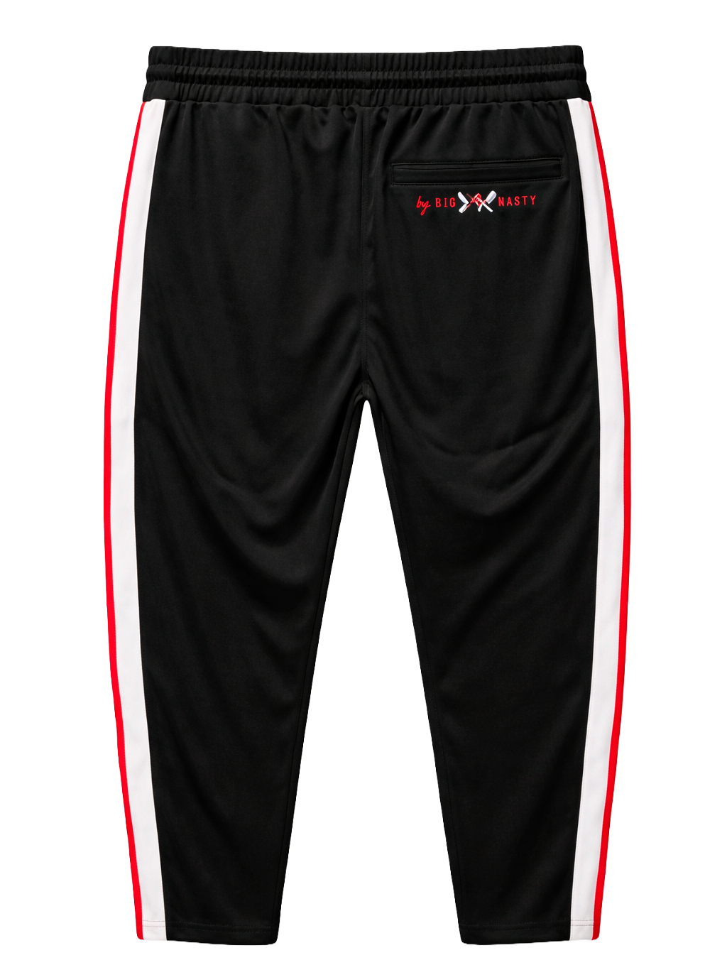 DISTORTED PEOPLE TRACK PANTS BLACK/RED/WHT - 3572