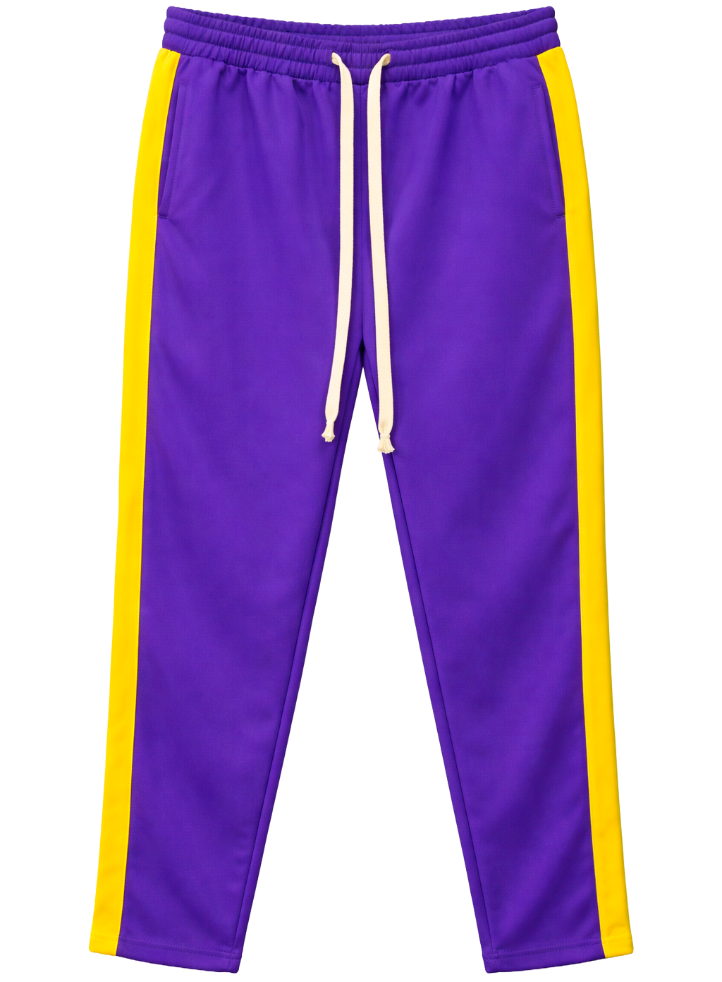 EPTM MEN'S TRACK PANTS PURPLE/YELLOW - 8550