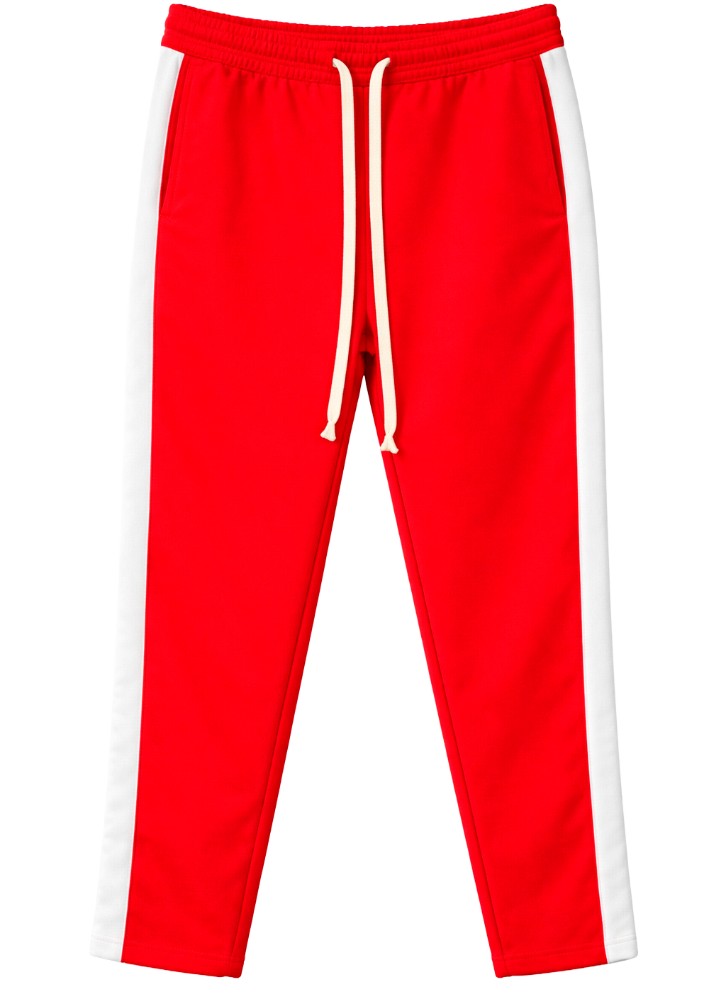 EPTM MEN'S TRACK PANTS RED/WHITE - EP7590