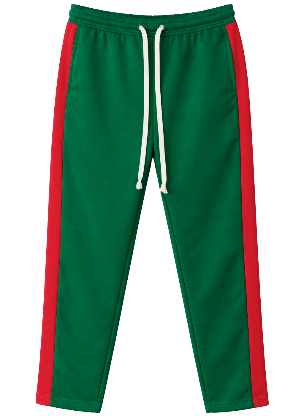 EPTM MEN'S TRACK PANTS GREEN/RED - 7727