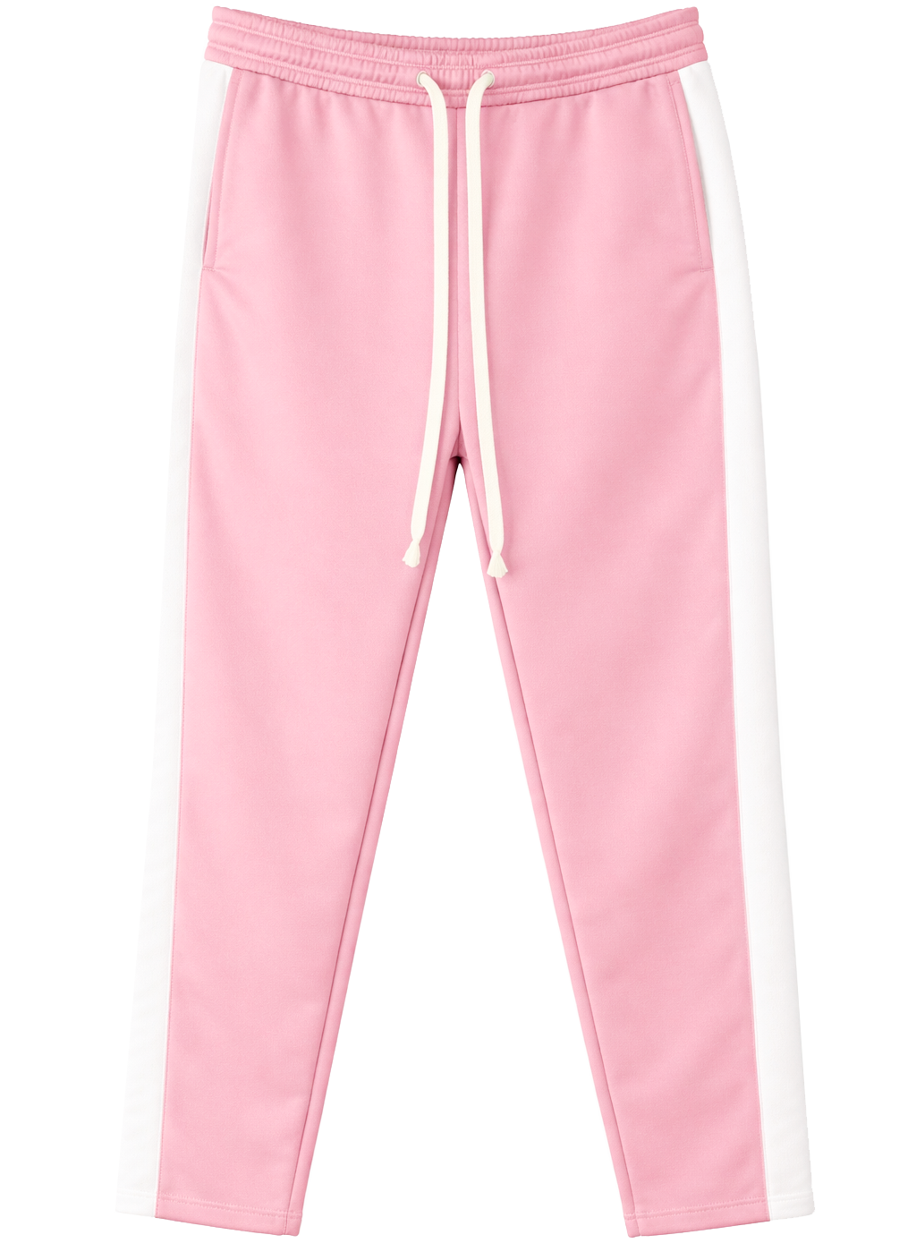 EPTM MEN'S TRACK PANTS DUSTY PINK/WHITE - 8035
