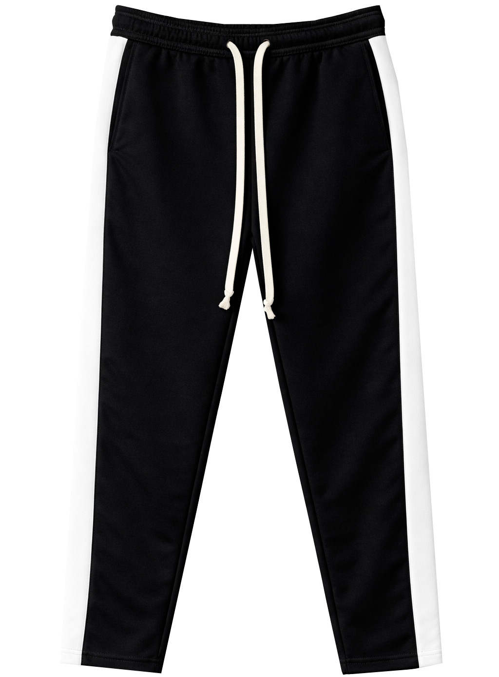 EPTM MEN'S TRACK PANTS BLACK/WHITE - EP7587