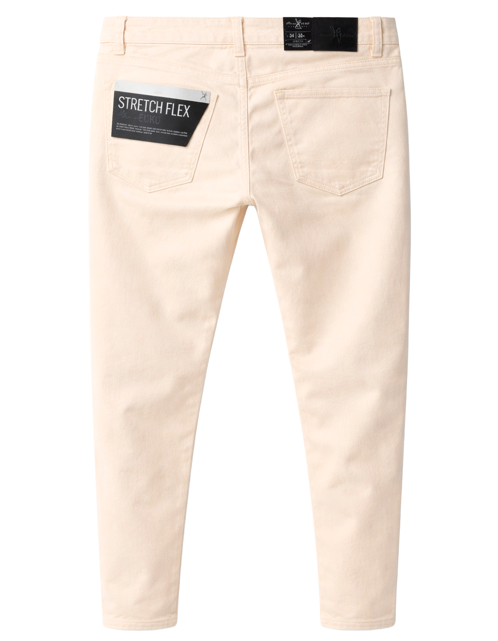 MARC ECKO STRETCH SKINNY JEANS EGGNOG - ME15J1