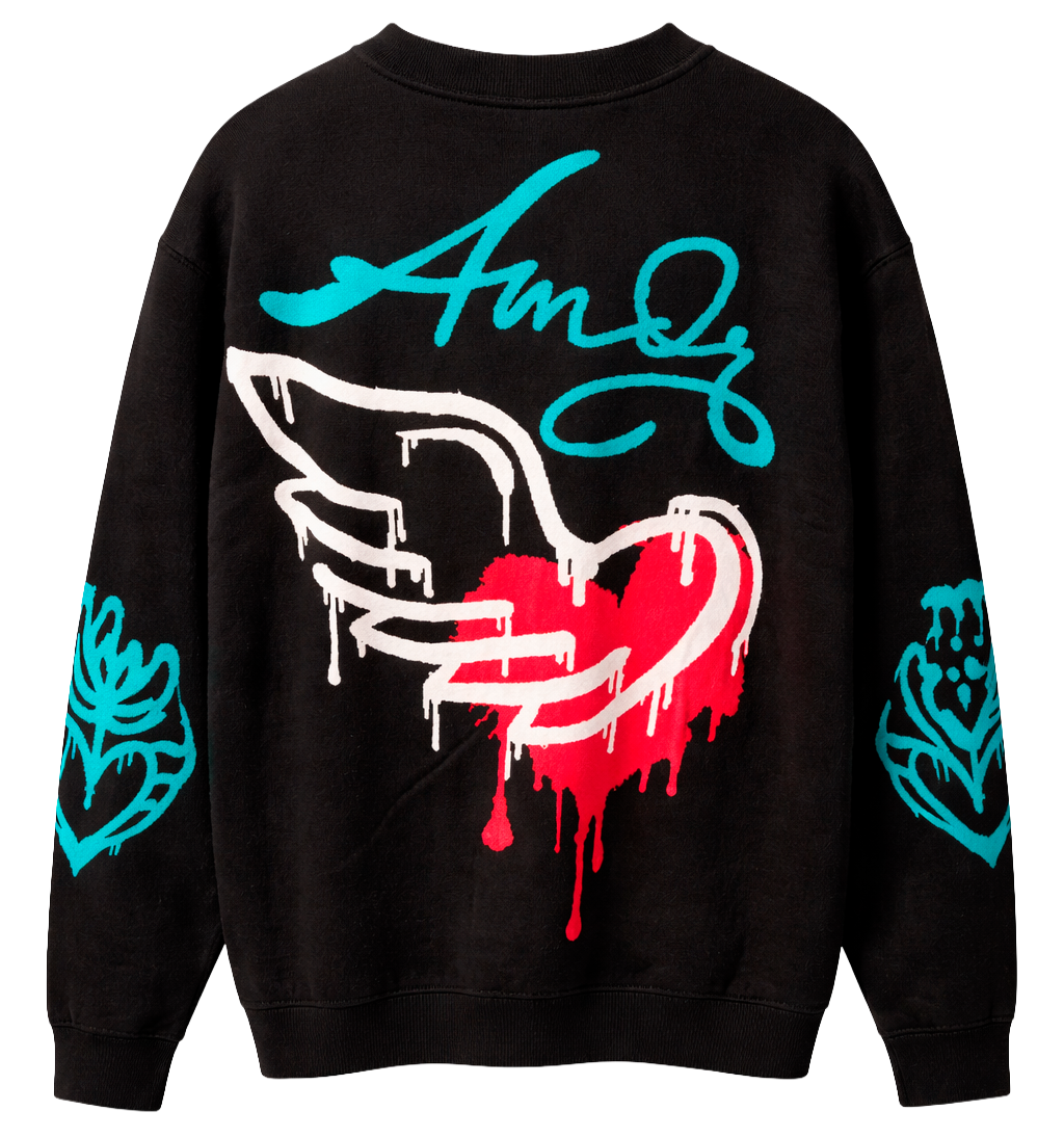 REBEL MINDS MEN'S CARDIGAN SWEATER BLACK - 142-387