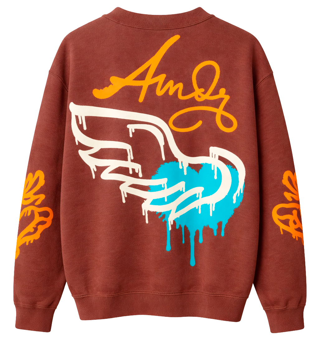 REBEL MINDS MEN'S CARDIGAN SWEATER BROWN - 142-387