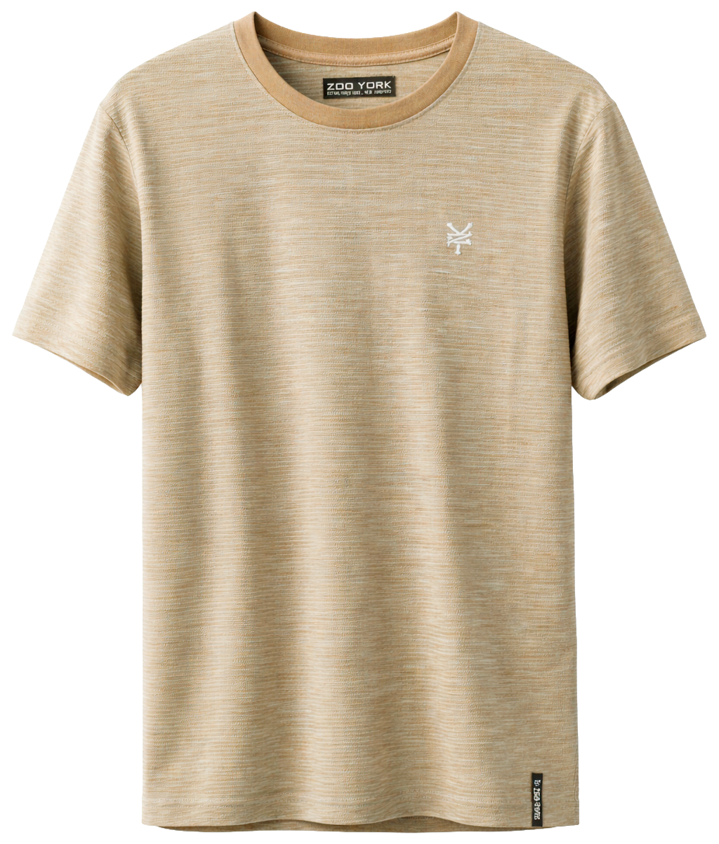 ZOO YORK S/S WOVEN T-SHIRT YELLOW HAZE - ZY15K316