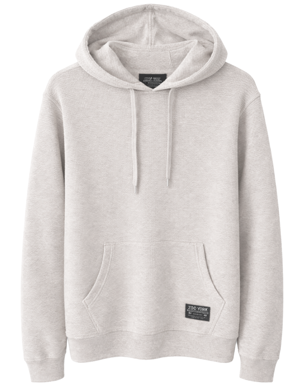 ZOO YORK THERMAL HOODIE OATMEAL HTR - ZY33L114