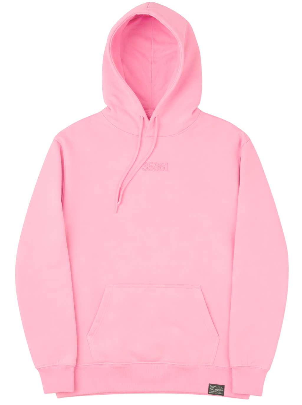 R3BEL PIGMENT DYE HOODIE HOT PINK - 622-301