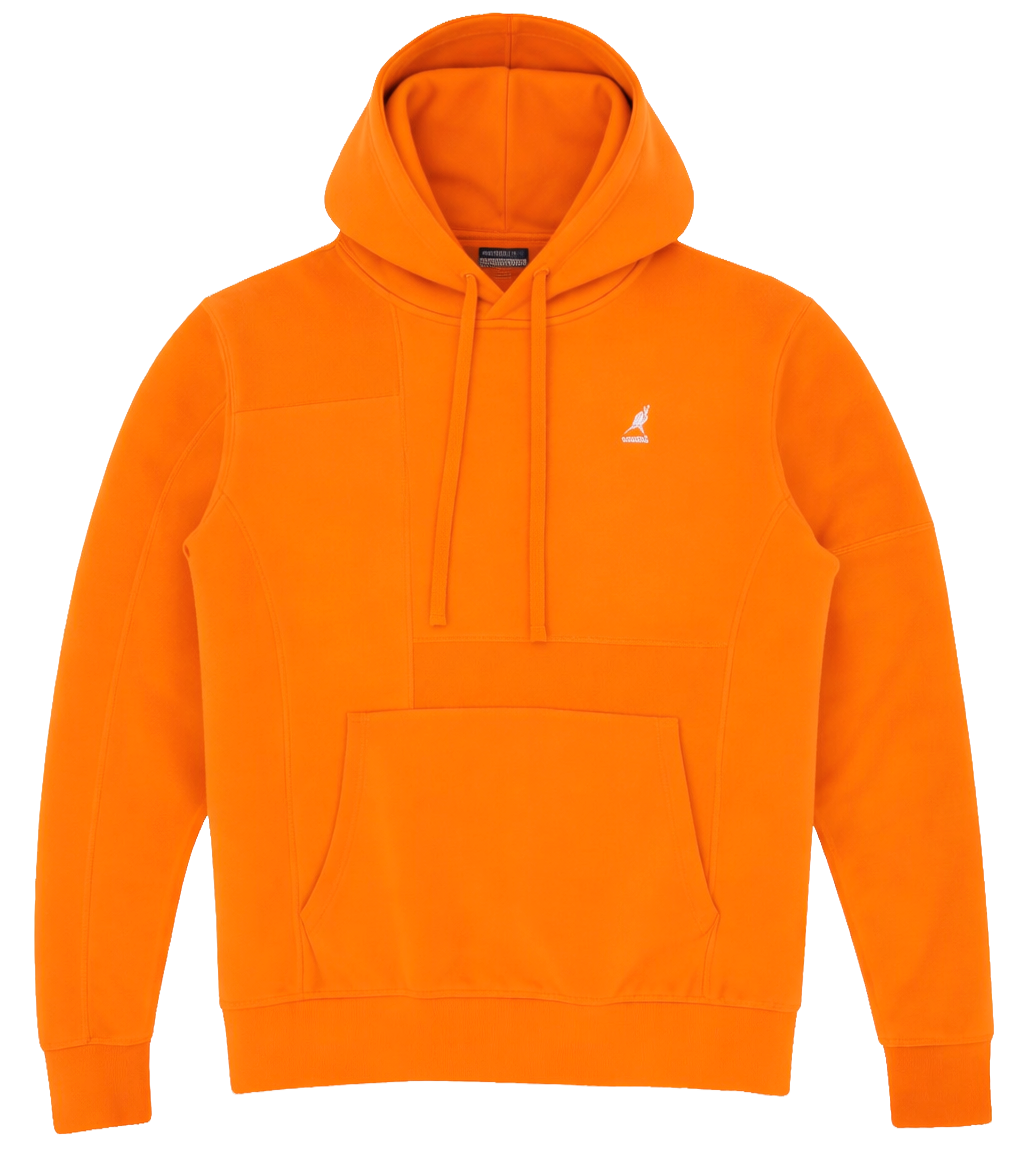 KANGOL CUT N SEW HOODIE SCARLET IBIS - K96175