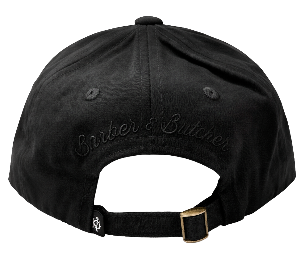 DISTORTED PEOPLE BLADES SUEDE DAD HAT BLACK - 2527