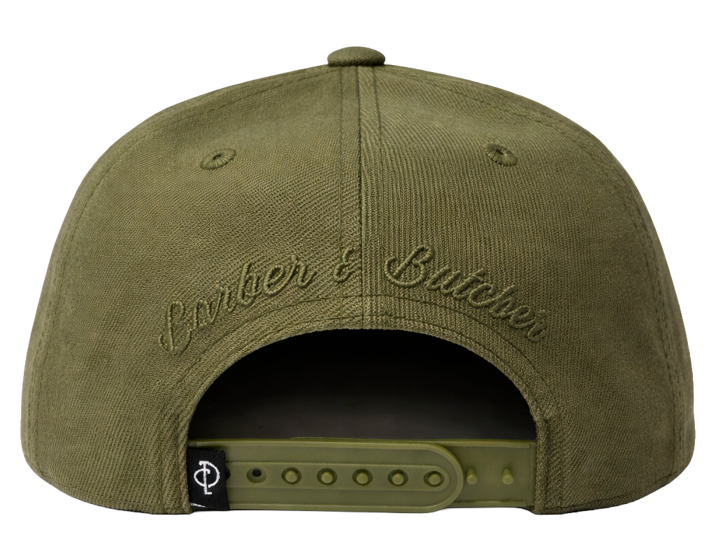 DISTORTED PEOPLE BLADES SNAPBACK HAT ARMY GREEN - 1320