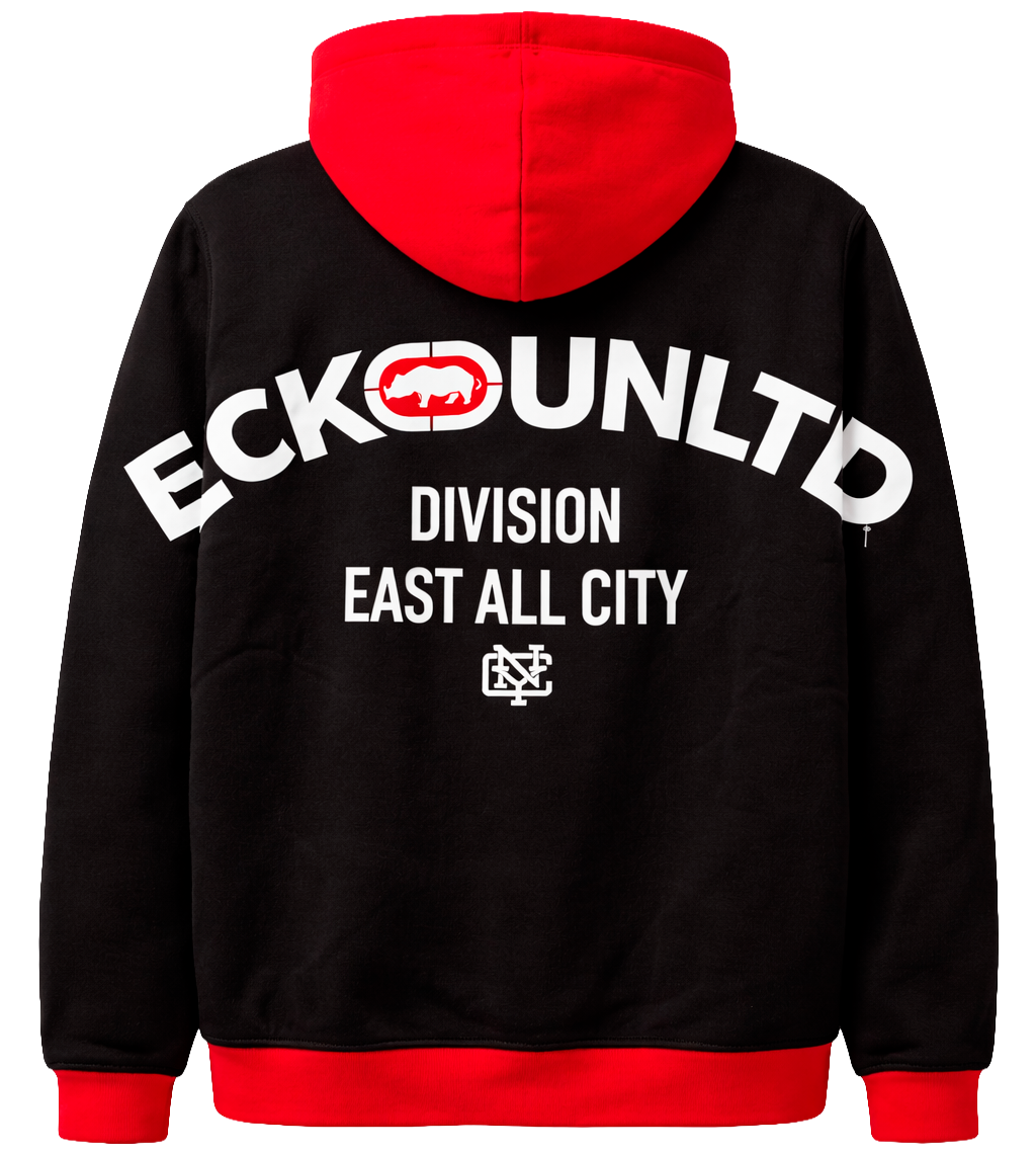 ECKO UNLTD FLEECE HOODIE BLACK - EO34H1157B