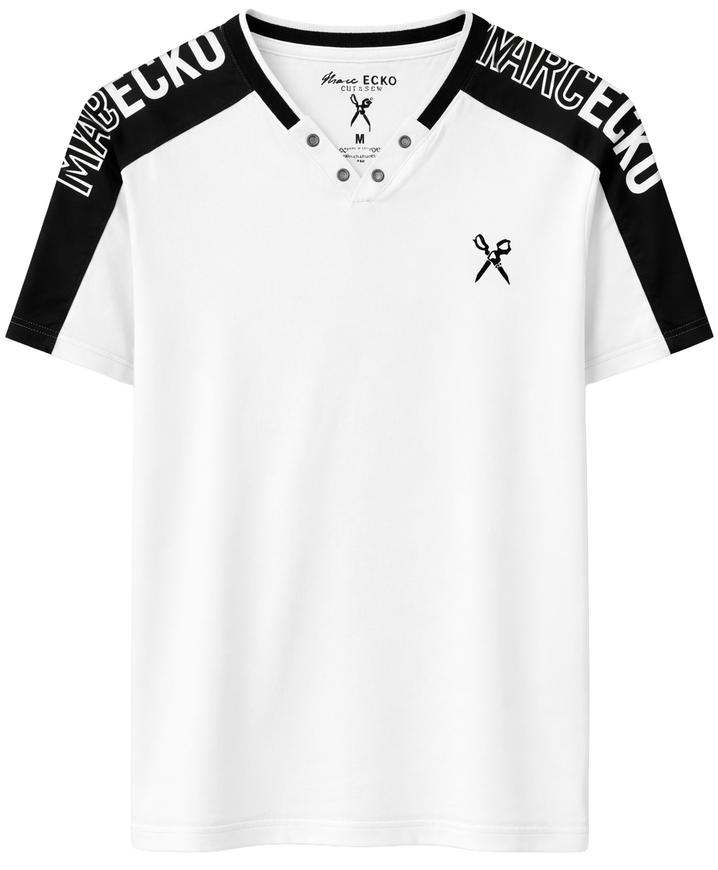 MARC ECKO CUT & SEW T-SHIRT WHITE - MK8KO554S4