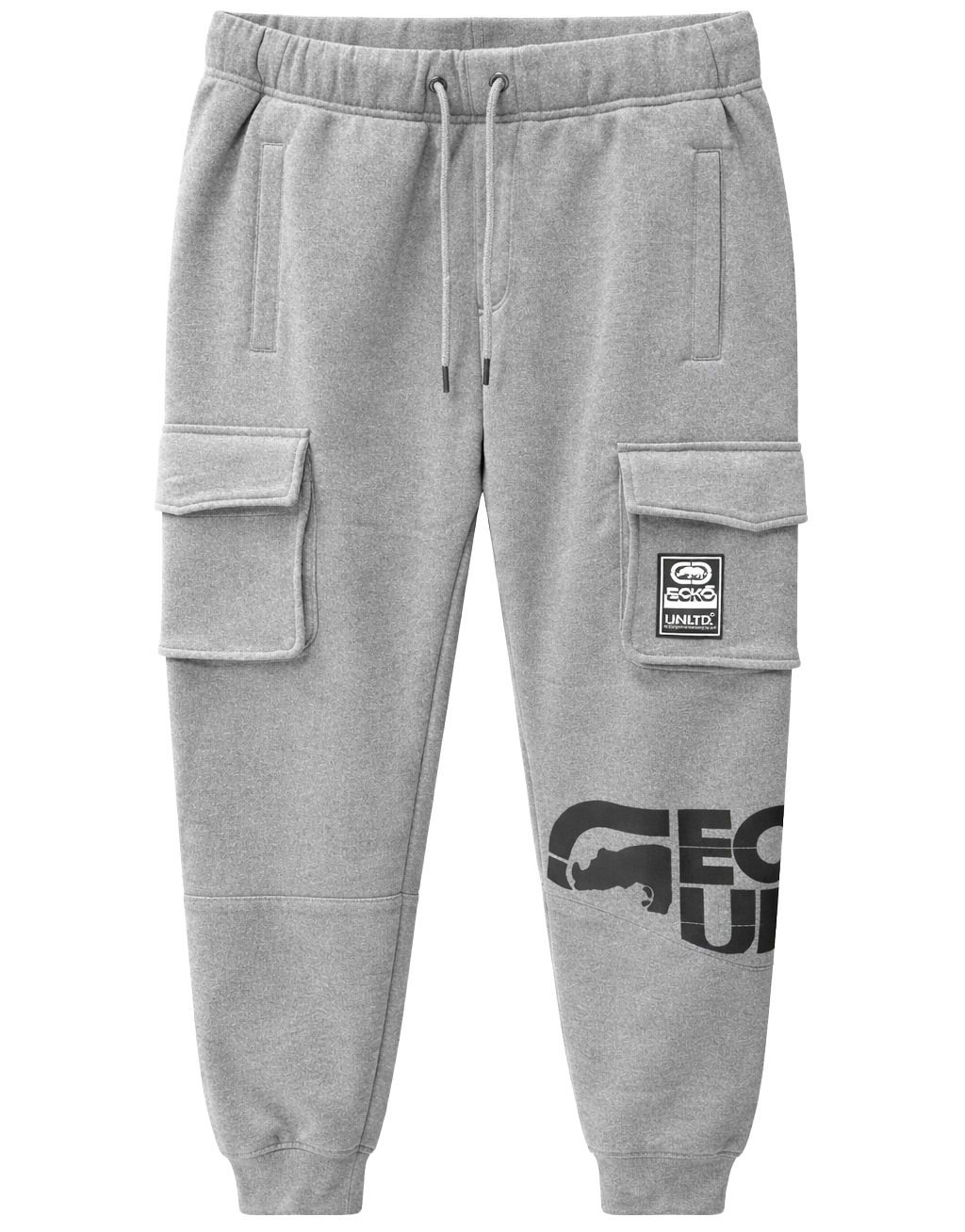 ECKO UNLTD CARGO JOGGER PANT GREY MARLED - EO34G888