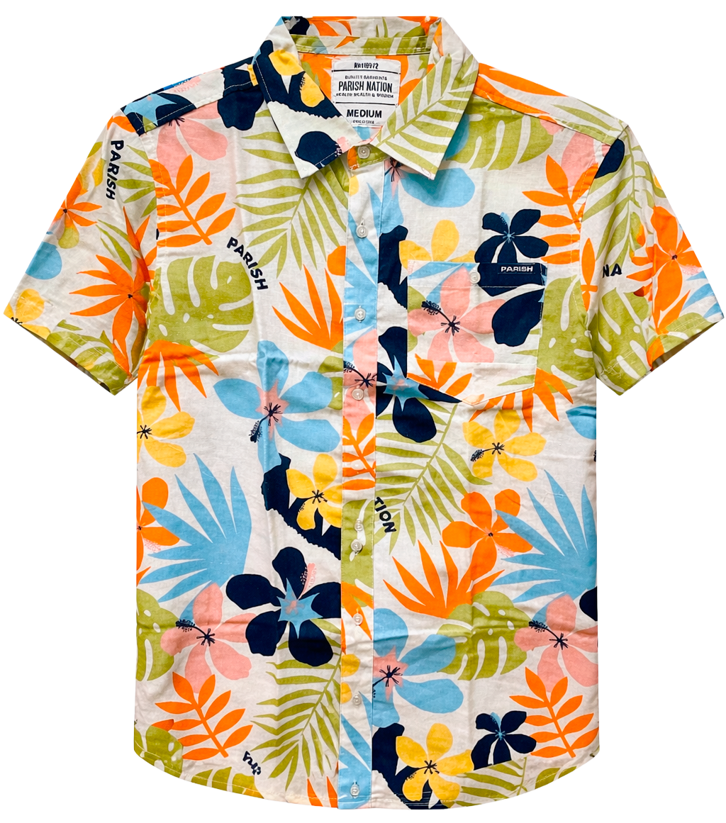 PARISH NATION ASSORTED S/S B/D SHIRTS ASST - PNSSBDA - Steal Deal 