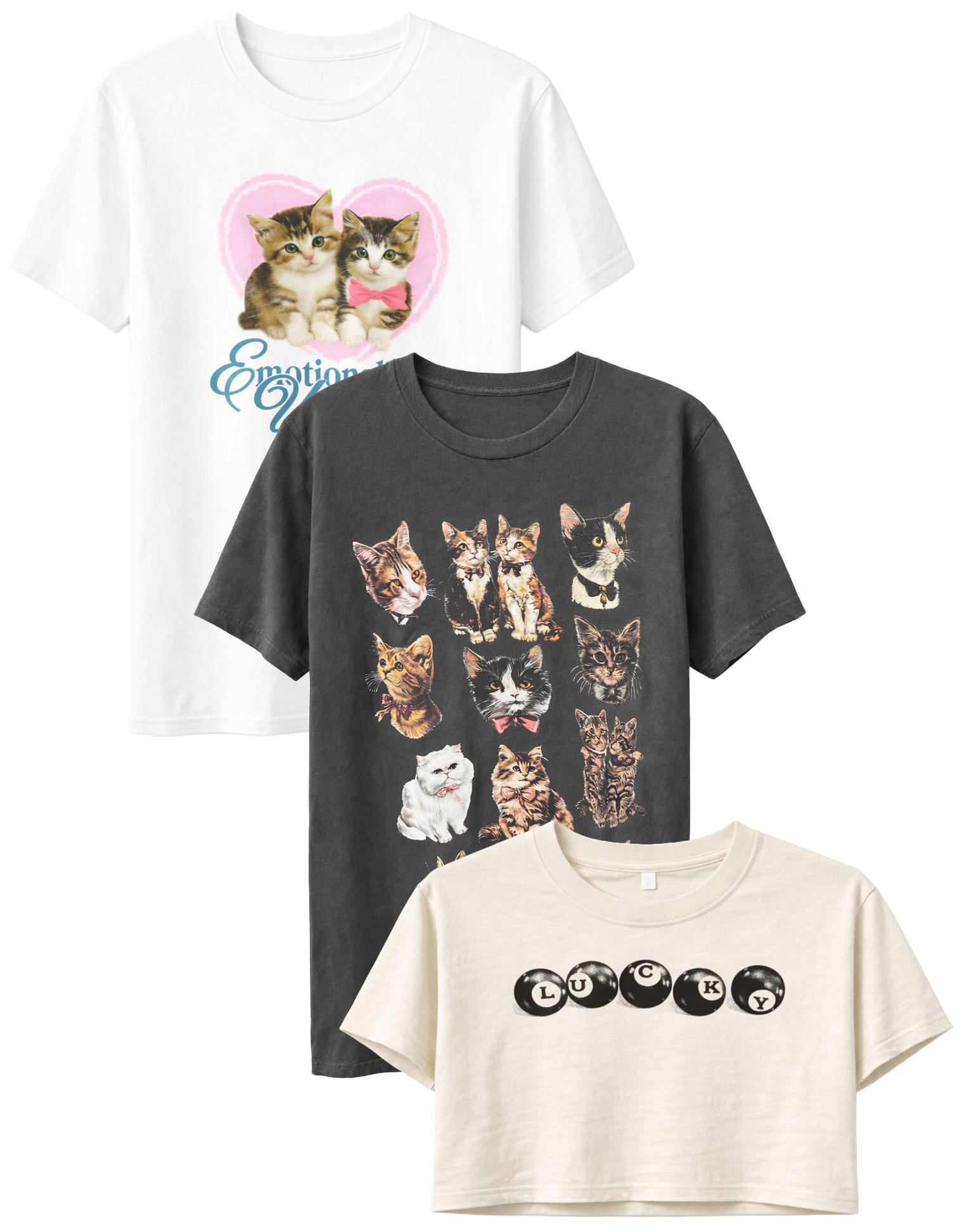 WOMENS URBAN OUTFITTERS ASSORTED GRAPHIC T-SHIRTS ASST - UOSSTA