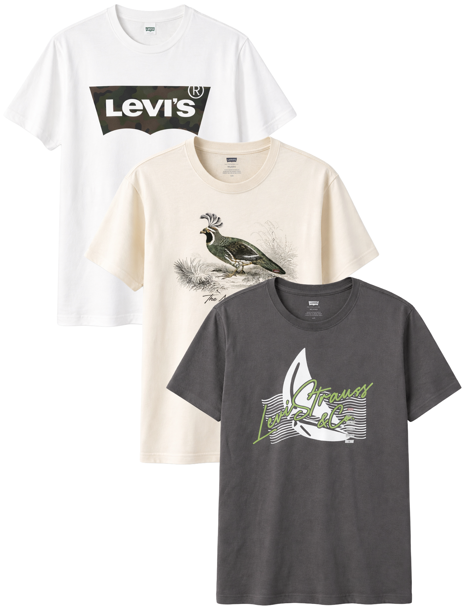 LEVIS ASSORTED GRAPHIC T-SHIRTS ASST - LVSSST26 - Steal Deal 