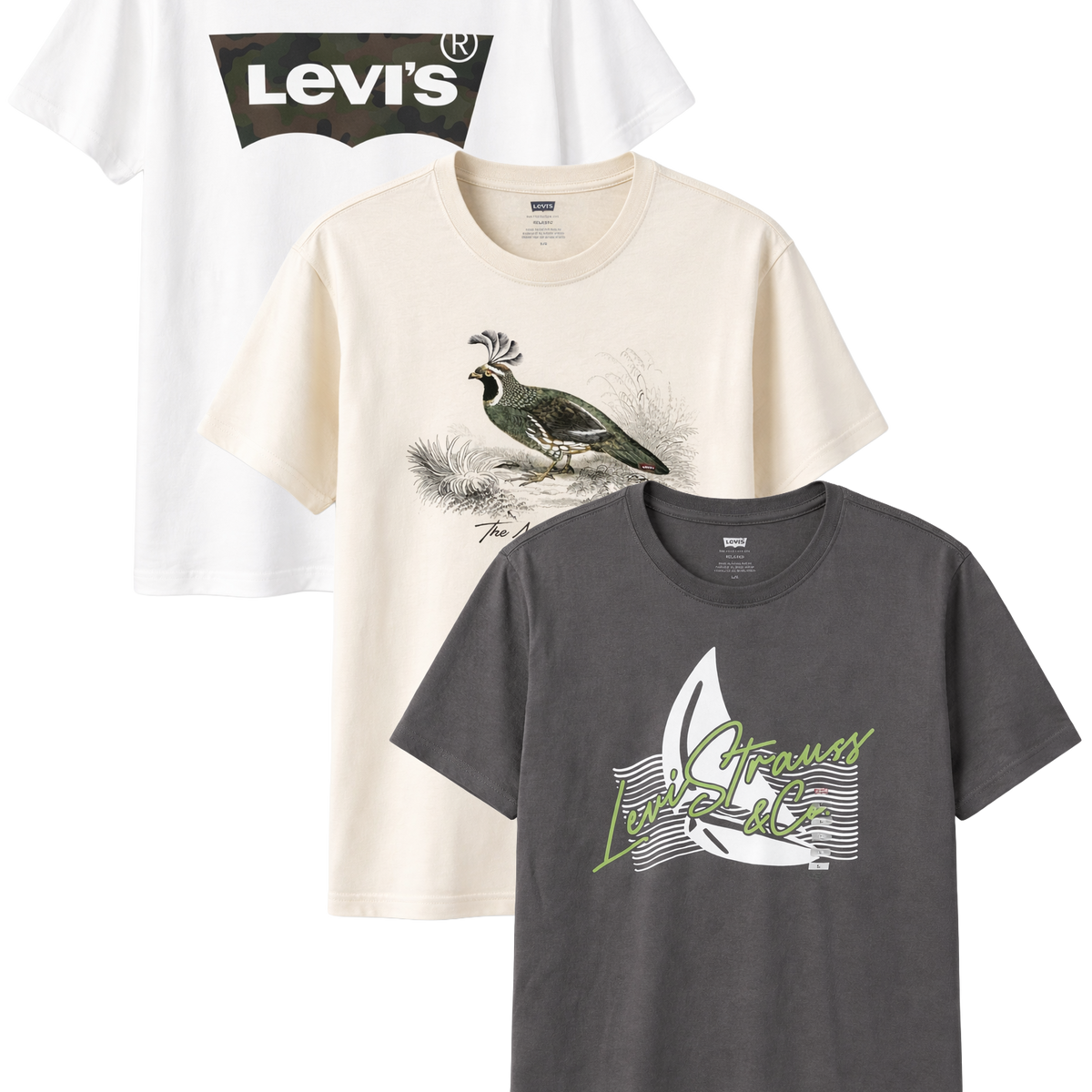 LEVIS ASSORTED GRAPHIC T-SHIRTS ASST - LVSSST26