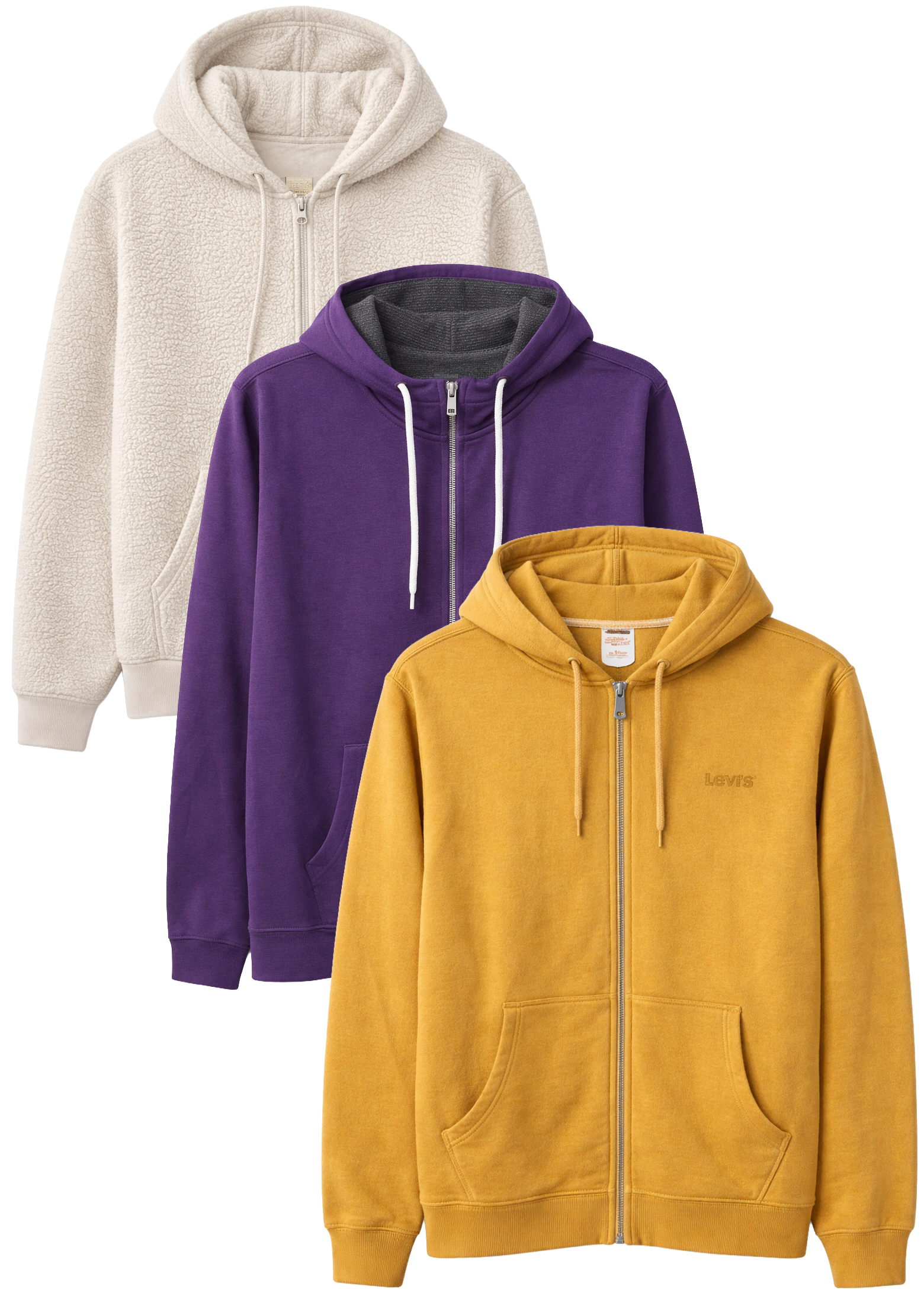 LEVIS ASSORTED ZIP JACKET HOODIES ASST - LVSZHD26 - Steal Deal 